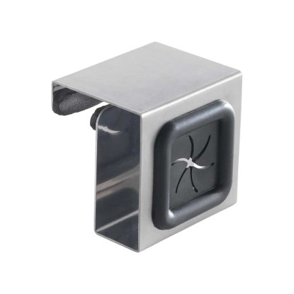 MX297153 Tidying inox akaszó szilikon betéttel ajtóra