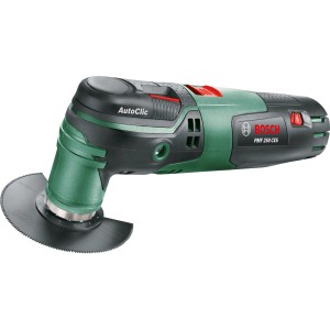 Bosch PMF 250 CES multifunkciós szerszám fűrészlappal felújítási munkákhoz.