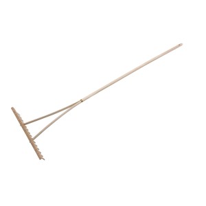 LUX fa gereblye 55 cm munkaszélességgel talaj és gyep egyengetéséhez.