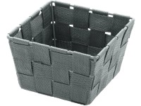 Wenko Adria Mini tárolókosár szürke négyzetes 14 cm x 9 cm x 14 cm Wenko Adria Mini tárolókosár szürke négyzetes 14 cm x 9 cm x 14 cm
