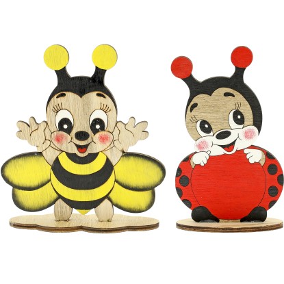 Rovar dekor figura 2-féle változatban 16 cm x 14 cm x 4 cm