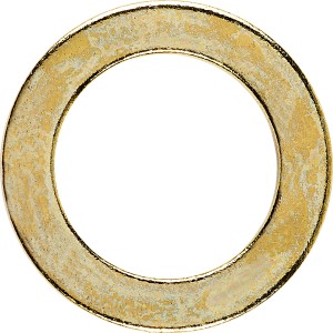 LUX-TOOLS Távtartó alátétkészlet zsanérhoz sárgaréz bevonattal átmérő 9-11 mm 18