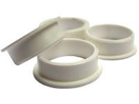 Kilincshézagoló-karika műanyag fehér