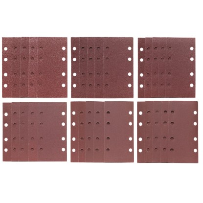 LUX-TOOLS csiszolópapír-készlet, 93 mm x 180 mm, 30 darabos