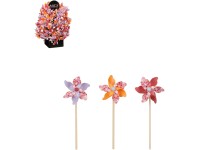 Mica Decorations szélforgó piros narancs ibolya 14 cm x 9 cm x 37 cm többféle