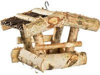 Madáretető ház rőzsetetővel B modell