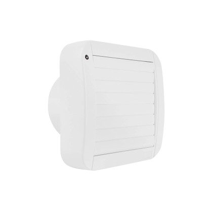 System fürdőszoba-ventilátor 125-ös lamellákkal és utánfutási idővel