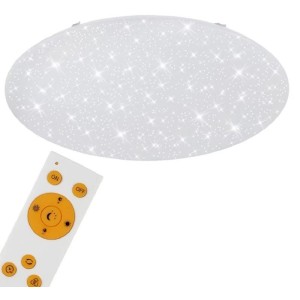 Brilo LED Dim mennyezeti lámpa 76 cm 80 W fehér csillagos ég effekttel
