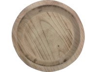 Fatányér kerek 24 cm átmérő natúr Fatányér kerek 24 cm átmérő natúr
