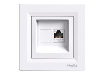 Schneider adataljzat Asfora fehér 1 x RJ 45 5. kat