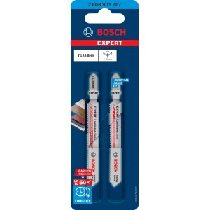Bosch Expert T 128 BHM dekopírfűrészlap laminált padlóhoz, 2 darabos.