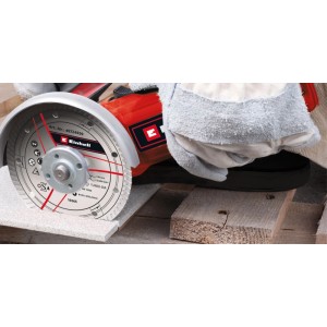 Einhell vékony gyémánt vágótárcsa 125 mm sarokcsiszolón követ vág. Pontos vágási tartozék csempéhez.