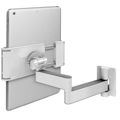 Falra szerelhető tablet tartó T54 360 fokos elforgatással fehér