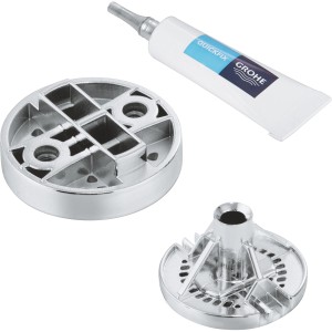 Grohe QuickGlue S1 készlet fali tartókhoz: ragasztó, 2 tartó zuhanykiegészítőkhöz.