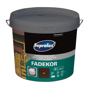 Supralux falazúr vödörben, Dió (Dió) színben.