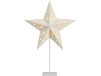 Dekor LED papírcsillag 65,5 cm melegfehér elemes