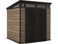 Signature Pent 7 x 7 műanyag kerti ház - kőrisfa