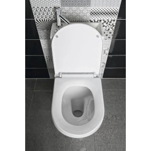Aqualine HYGIE monoblokkos WC alsó/hátsó kifolyású, mosdóval