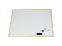 Mágneses írható üzenőtábla fehér 30 cm x 40 cm