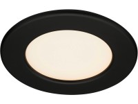 Brilo Thin süllyesztett LED lámpa-szett 1 db 11,5 cm 6 W 4000 K matt fekete