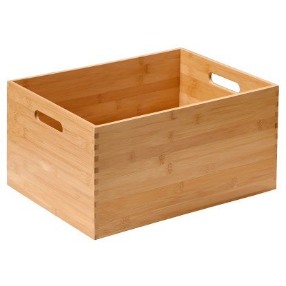 Kesper tárolódoboz bambusz nagy 38,5 cm x 28,5 cm x 20 cm