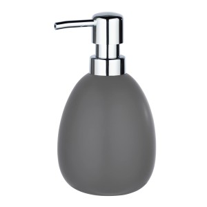 Wenko Polaris szappanadagoló, matt szürke kerámia króm pumpával, 390ml.