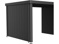 Biohort oldalfal Neo 3A/3B/3C/3D szerszámos ház oldaltetőhöz sötétszürke-metál