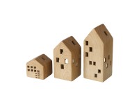 Boltze Home teamécsestartó Hans 3 darabos készlet barna Boltze Home teamécsestartó Hans 3 darabos készlet barna