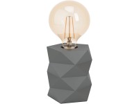 Eglo Swarby asztali lámpa egy izzóval 11 cm átmérő szürke Eglo Swarby asztali lámpa egy izzóval 11 cm átmérő szürke
