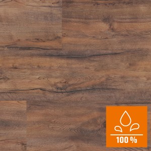 Vízálló Kaindl Proganic laminált padló, Tölgy Saloon Ellsworth, fa hatású, fugákkal.