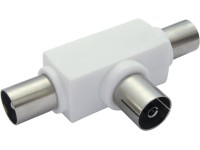 Schwaiger TV-csatlakozó elosztó fehér Schwaiger TV-csatlakozó elosztó fehér