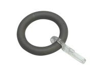 Schöner Wohnen Mira függönykarikák ráncszedővel Szürke 10 darab FSC