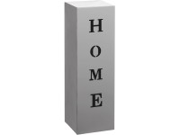 Gartenfreude dekor oszlop Home 16 cm x 16 cm x 50 cm szürke