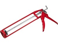 Skelett kinyomópisztoly piros