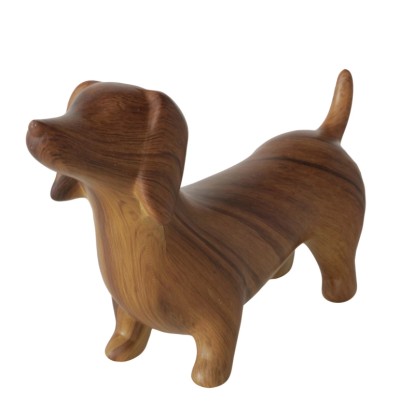 Boltze Home dekorfigura Wilhelmy kutya 10 cm x 5 cm x 16 cm barna