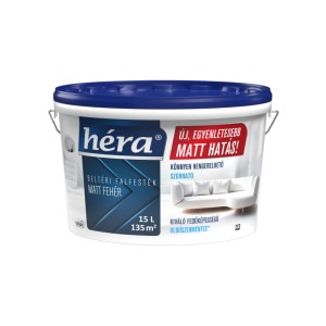Vödör héra matt fehér beltéri falfesték, falakra alkalmas.