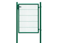 Egyszárnyú kapu hálós kerítéspanelhez zöld 150 cm x 100 cm