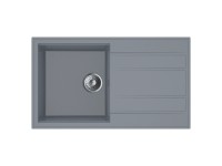 Miló beépíthető mosogató Luxuria 86 gránit kompozit szürke Miló beépíthető mosogató Luxuria 86 gránit kompozit szürke