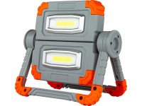 LED Flex Power munkalámpa 10 W akku USB-kábeles powerbankkal szürke-narancssárga LED Flex Power munkalámpa 10 W akku USB-kábeles powerbankkal szürke-narancssárga