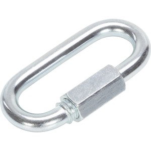 Horganyzott csavaros összekötő elem, 8 mm, kampó- és szemkészletekhez, biztonságos lánckapcsolat.