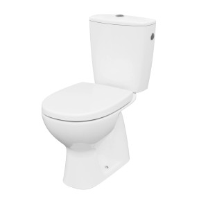 Fehér t.b.t. WC szett tartállyal, felülnézet.