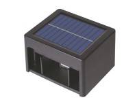 Napelemes LED falilámpa mozgásérzékelővel fel és le fénnyel