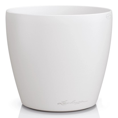 Lechuza kaspó Classico Color 15 cm átmérő x 13,5 cm fehér