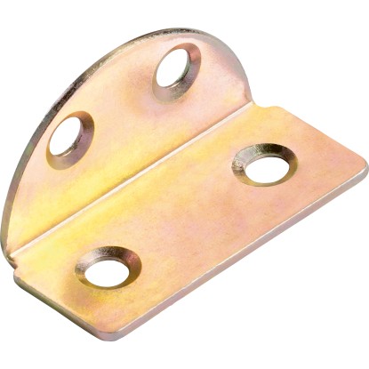 Sarokösszekötő sárga horganyzott 40 mm x 19 mm