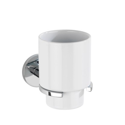 Wenko Isera fogmosópohár-tartó UV-Loc® fényes ezüst