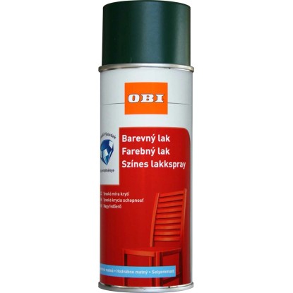 OBI lakkspray színes selyemfényű mohazöld 400 ml