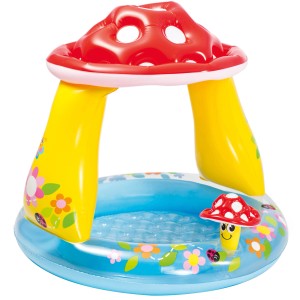 Intex Mushroom Baby Pool: Gombás napernyővel ellátott pancsolómedence babáknak és kisgyermekeknek.