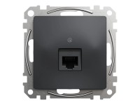Új Sedna 1xRJ45 Cat6 UTP aljzat antracit Új Sedna 1xRJ45 Cat6 UTP aljzat antracit