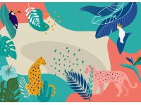 Komar nemszőtt fotótapéta Jungle Rendezvous 350 cm x 250 cm