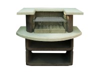 Buschbeck Montana kerti grill fehér-barna